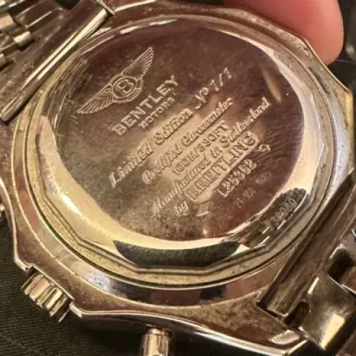 Breitling Bentley en platine, modèle unique 1/1 – Non portée